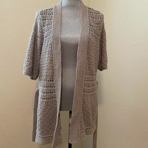 Grey Knot Cardigan